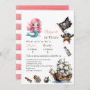 Search for pirate invitations Mermaid