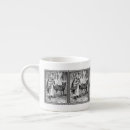 Recherche de loup noir tasses Illustration