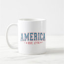 Search for america mugs Red white blue