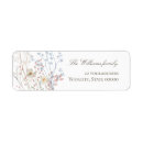 Search for wildflower return address labels Boho