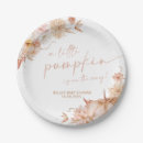 Search for pink pumpkin plates Fall baby shower