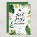 Recherche de tropical graduation invitations Aquarelle