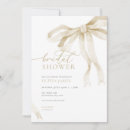 Search for ribbon bridal shower invitations Ivory