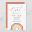 Recherche de boho rainbow baby shower invitations Orange brûlé