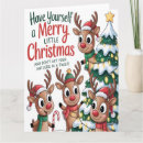 Search for twisted christmas cards Reindeer
