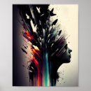 Recherche de abstrait visage art Coloré