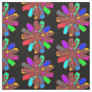 Search for retro floral fabric Colourful