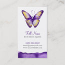 Recherche de affaires papillon cartes visite Pourpre