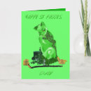 Search for cat st patricks day cards Green