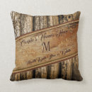 Search for faux wood pillows Bride and groom