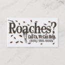 Search for roach business cards Exterminator