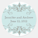 Recherche de swirl wedding stickers Élégant