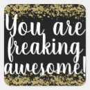 Search for you are awesome stickers Funny