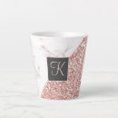 Recherche de marbre faux tasses Rose doré