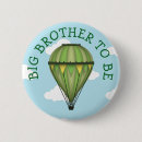 Recherche de montgolfière badges Bleu