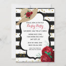 Search for party hat invitations Stripes
