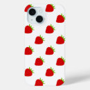 Search for red strawberry fruit iphone cases Cute