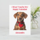 Search for dachshund valentines day cards Weiner