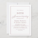 Search for 5th wedding anniversary invitations Romantic 10th anniversary