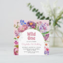 Search for wild flowers invitations Little wildflower