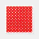 Recherche de points rouges serviettes Rouge et blanc