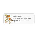Search for robin return address labels Animals