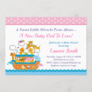 Search for noahs ark baby shower invitations Pink