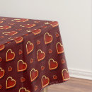 Search for red heart tablecloths Valentines