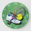 Recherche de raquette de tennis horloges Cour