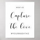 Search for hashtag weddings Typography