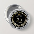 Search for 25th anniversary buttons Elegant