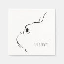 Recherche de french bulldog napkins Français