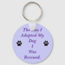 Search for dog rescue keychains Adopt