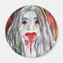 Recherche de zombis refrigérateur magnets Femmes