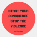 Search for stop violence stickers Peace