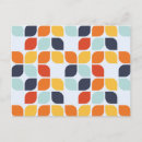 Recherche de motif des années 1950 cartes postales Géométrique