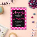 Search for plaid sweet 16 invitations Pink