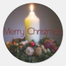 Search for christmas candle stickers Wreath