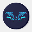 Recherche de bouton refrigérateur magnets Bleu