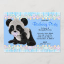 Search for panda bear birthday invitations Jungle