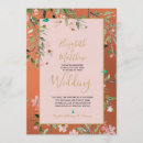 Search for gold and coral wedding invitations Stylish