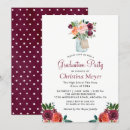 Search for orange graduation invitations Watercolor