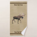 Search for moose bath towels Wildlife