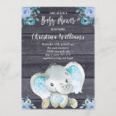Recherche de floral baby shower garçon invitations Bois