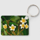 Search for frangipani keychains Plumeria