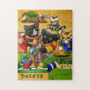 Recherche de peinture de chat puzzles Chats