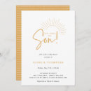 Search for here comes the sun baby shower invitations Boho