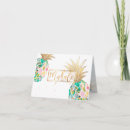 Search for aloha thank you cards Gold