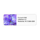 Search for iris return address labels Purple