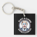 Search for funny clown keychains Donald